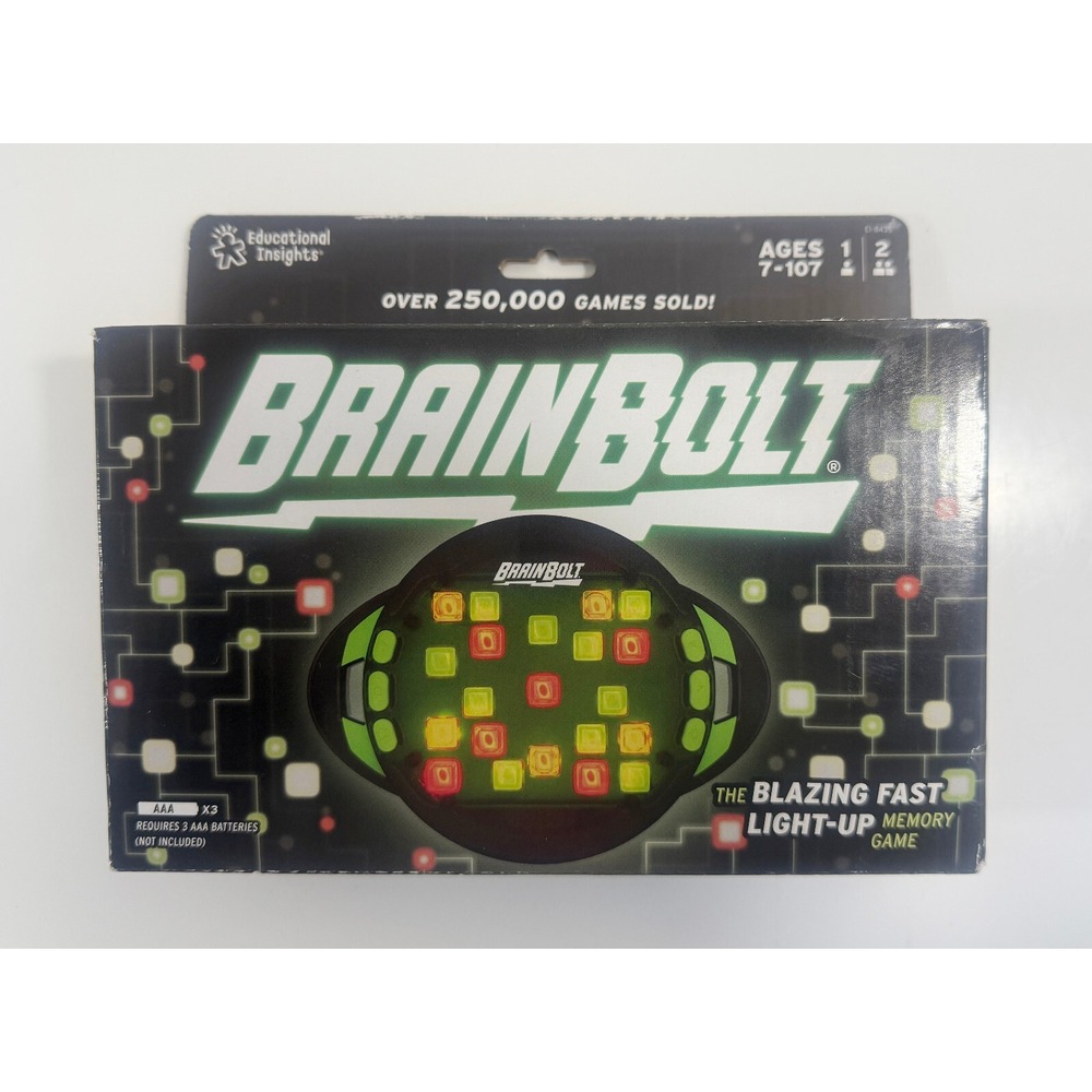Educational Insights BrainBolt Brain Teaser Memory‎ Game New